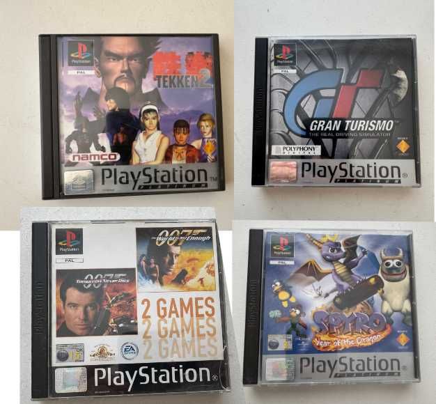 Tekken 2,Spyro,Gran Turismo, James Bond 007 за PS1
