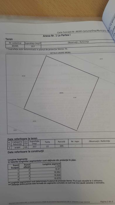 Vand Teren intravilan