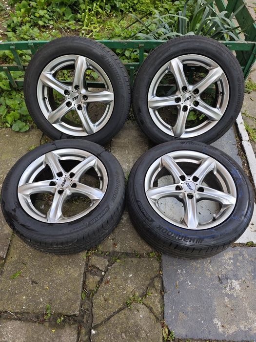 Джанти 16ки 5х112 с летни гуми Hankook 205/55/16