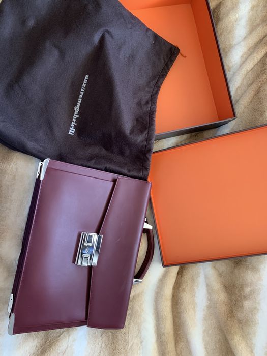 Geanta acte/ servieta barbat de piele