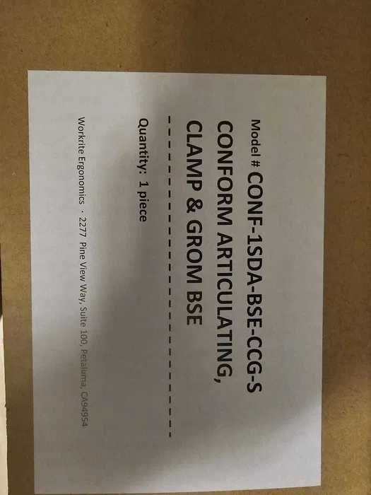 Suport hidraulic monitor Workrite Conform