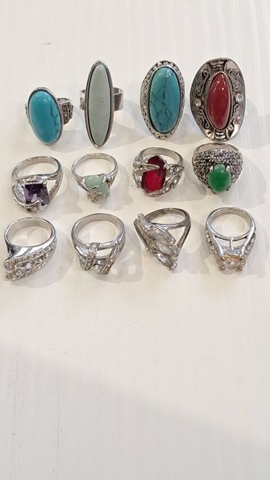 Старинни  антични пръстени 12 броя