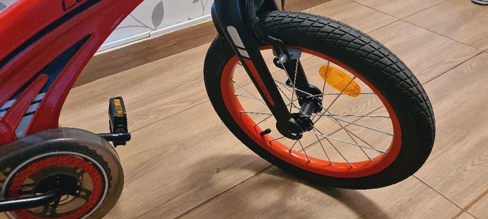 Bicicletă copii, roti ajutatoare; roti de 16"