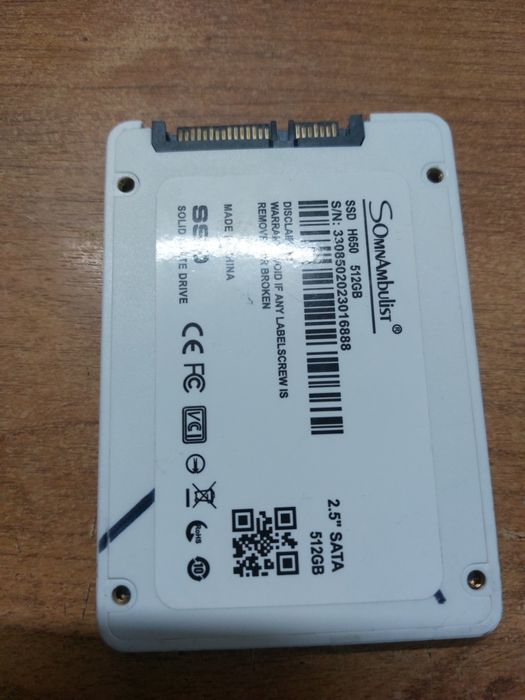 Ssd 512 gb 100% life