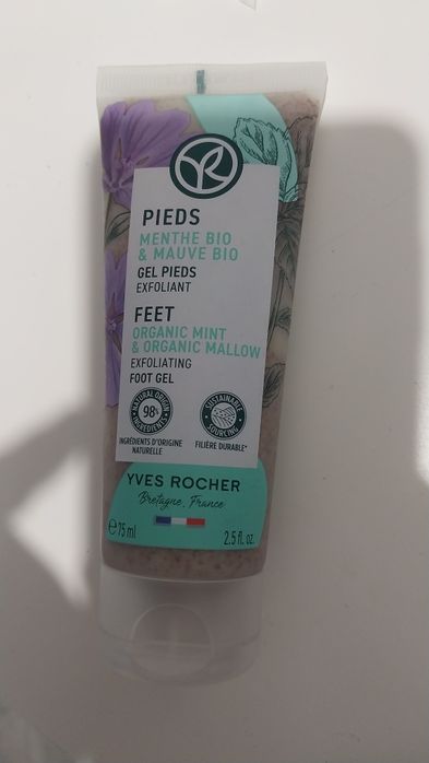 Гель эксфолиат от yves-rocher   для ног
