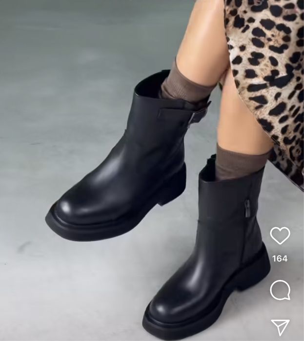 Полусапожки, кожа, 40 разм