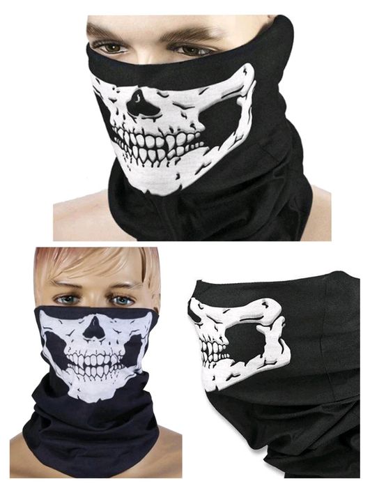 Mască moto unisex tip schelet, protecție și stil bicicleta ATV moto