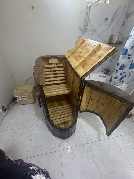 Kedroviy bochka+ vanna dushlari bilan