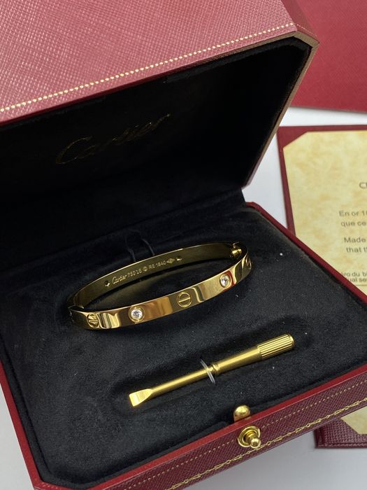 Brățară Cartier 16 Gold 750 Diamond