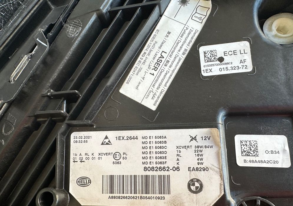 Фарове far BMW Laser фар Black за Бмв 5 Г30 Г31 фейс Bmw G30 G31 LCI