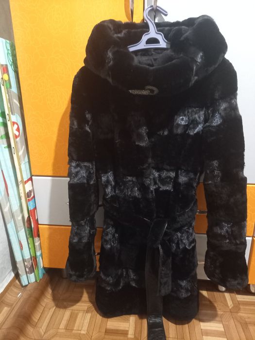 Шуба норка мутон