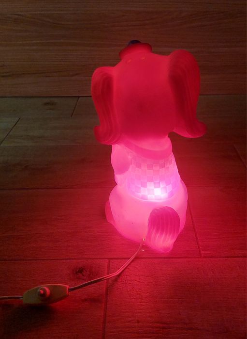 Ретро гумена играчка лампа от 1960-1970г.