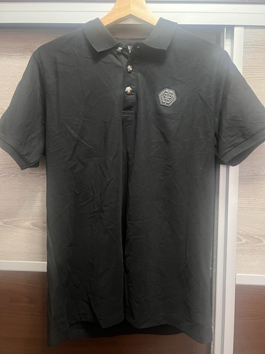 Tricou polo Philipp Plein Platinum Cut
