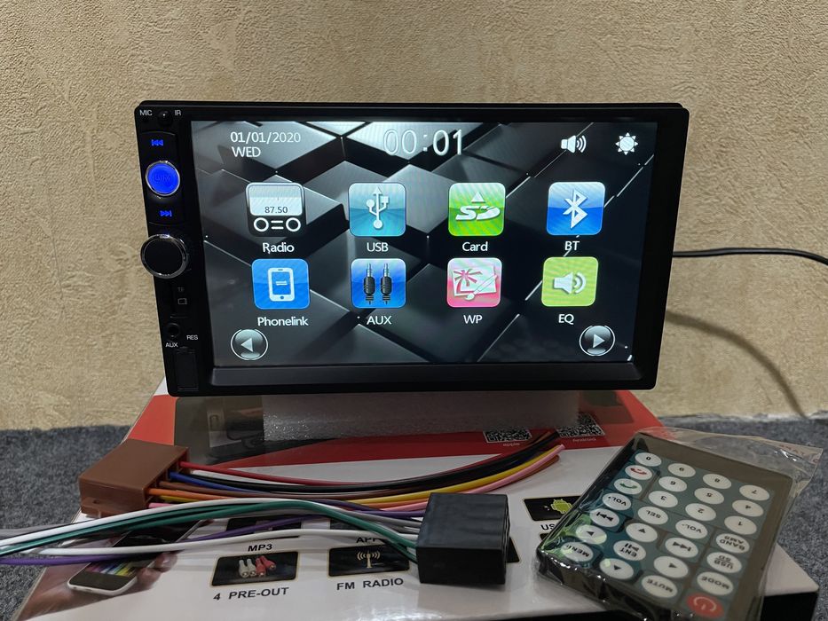 Skidka Pioneer sensor ekran manitor 7dyum un avta mafon usb blutus aux