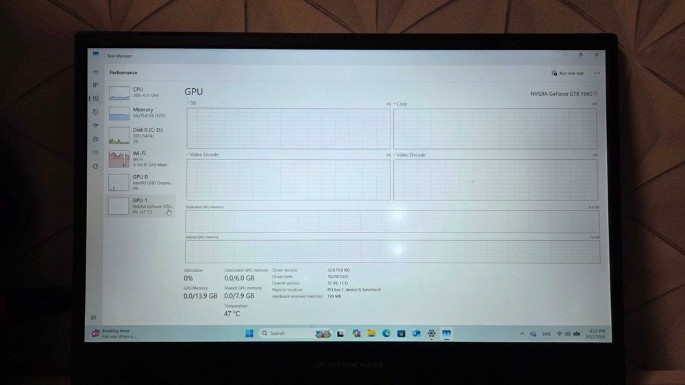 Ноутбук gtx 1660 ti