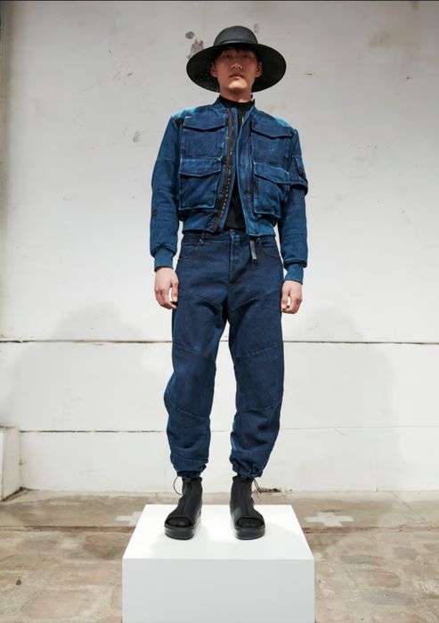 G-Star Research by Aitor Throup GSRR Spiraq Slim Tapered Cuffed  Дънки