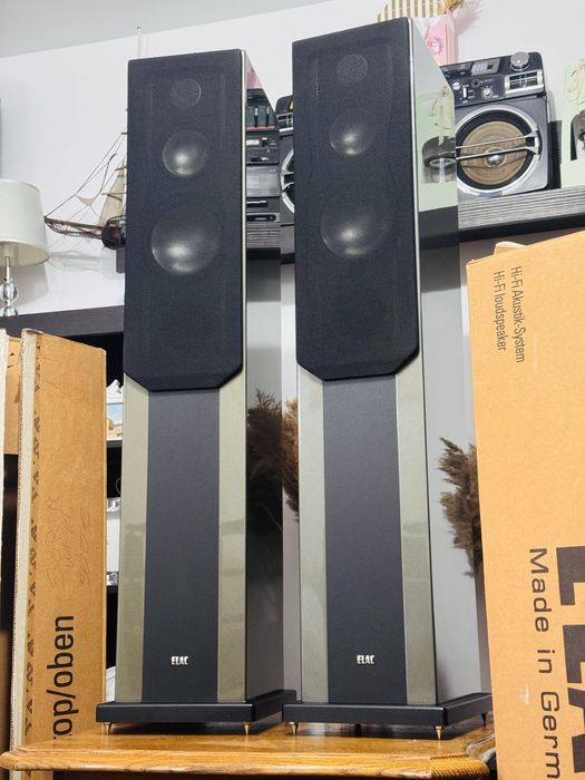 Boxe NOI-de podea-inaltă fidelitate-la cutie ELAC CL142,culoare titan