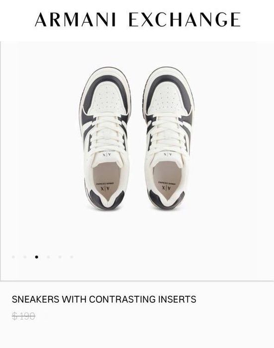 Оригинал Armani Exchange мужские кроссовки