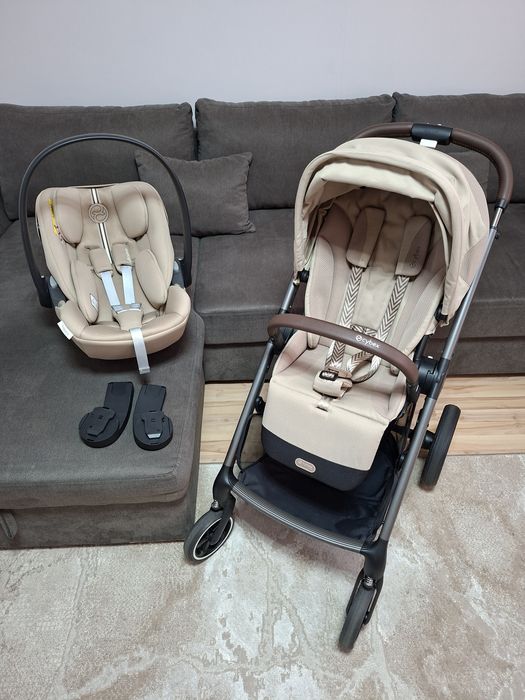 Cybex 3 в 1  бебешка количка и стол за кола