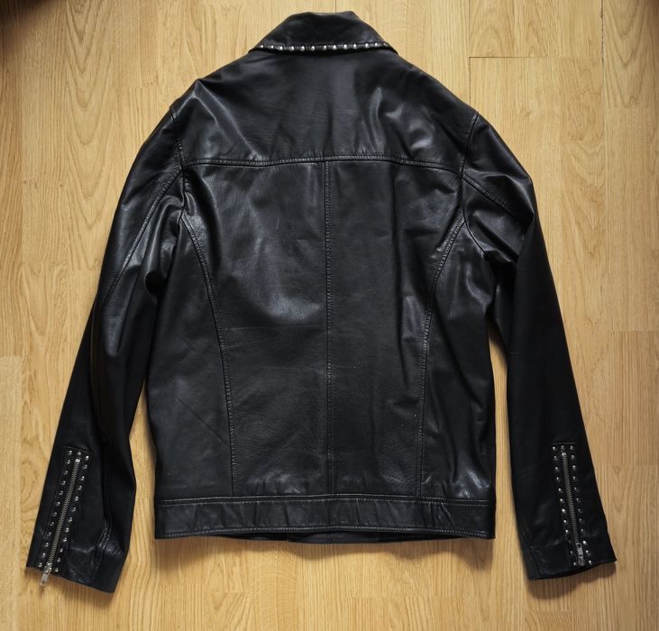 Jacheta piele naturala Asos M ca noua