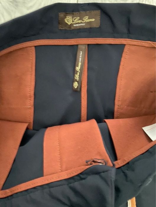 Pantaloni noi Loro Piana | Marimea 33 | Bleumarin