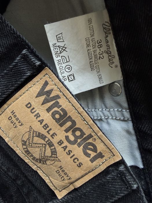 Blugi WRANGLER Regular Negru Barbati | Marime 38 x 32 (Talie 96 cm)