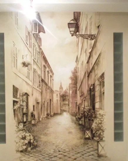 Настенная печаль/вертикальный принт