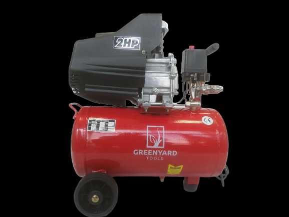 Компресор за въздух 24 литра  GREENYARD GY-AC24, 2 години гаранция