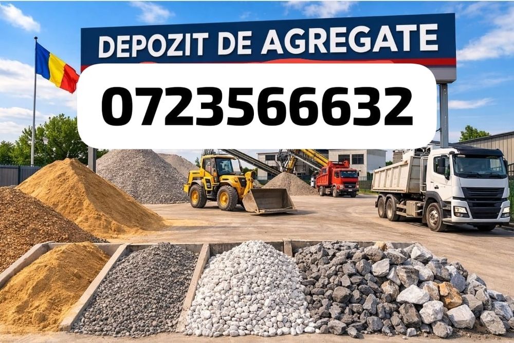 Nisip balast piatră