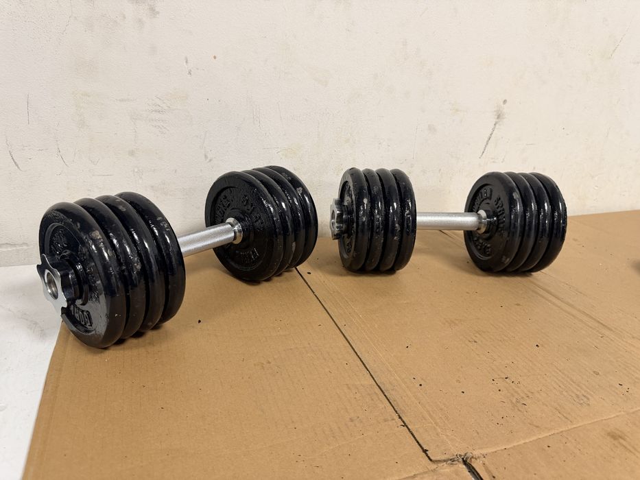 Gantere reglabile noi set yy45 kg. 22,5 kg+22,5 kg=45 kg pret promo 450 lei