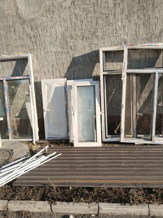 Потом пластиковые окна б/у