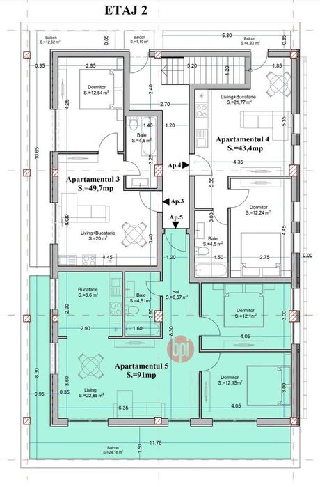 SE VINDE Apartament NOU cu 3 camere - TVA + Loc parcare inclus in pret