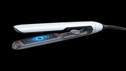 Placă de îndreptat părul Philips Seria 5000, albă, ceramica, 230°C - Philips