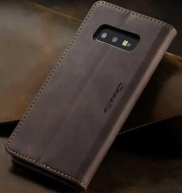 Husa piele ecologica Samsung S8+, culoare "cafea", nefolosita.