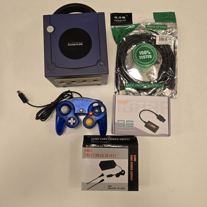 Consola Nintendo Gamecube modata cu jocuri toate accesoriile sunt noi