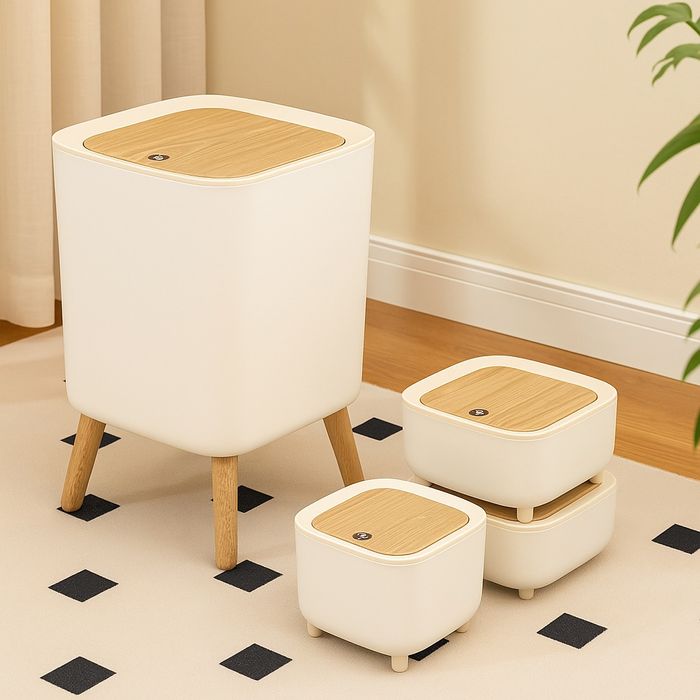 Набор урн Push с крышкой 1 большое + 2 малые