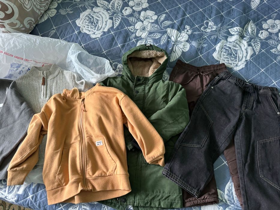 Пакет теплых вещей 4-5-6 лет