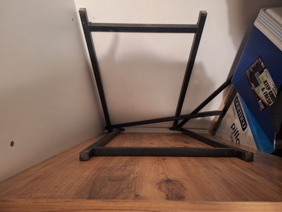 Birou stil industrial, metal/pal, 90x60x70 cm