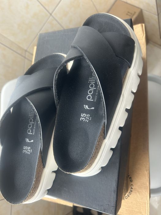 Papuci Copii Birkenstock Papillio, negri, marimea 35