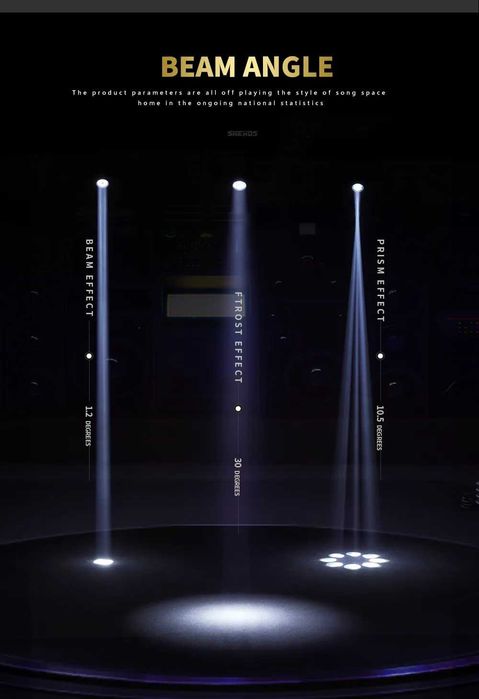 MovingHead SUPER Beam 230W 7R OSRAM Dj CLUB NOI!