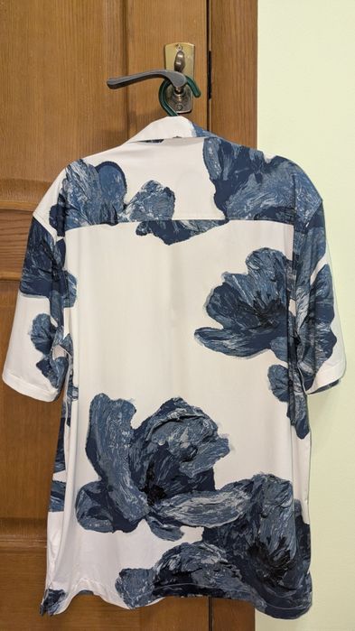 Рубашка Zara синяя