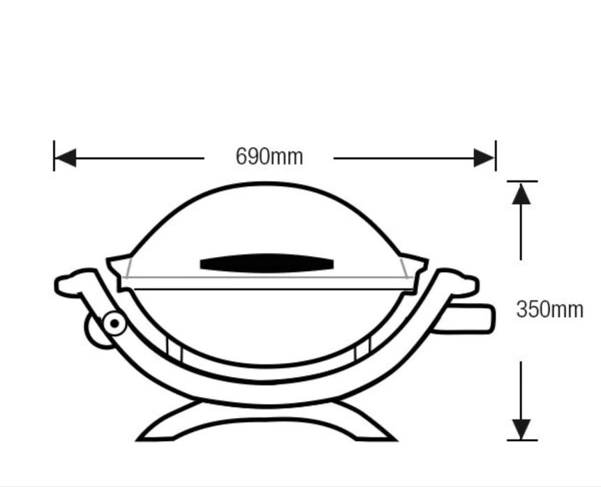 Газово барбекю WEBER Q1200