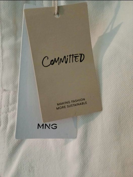 Blugi albi noi copii Mango noi mar 164