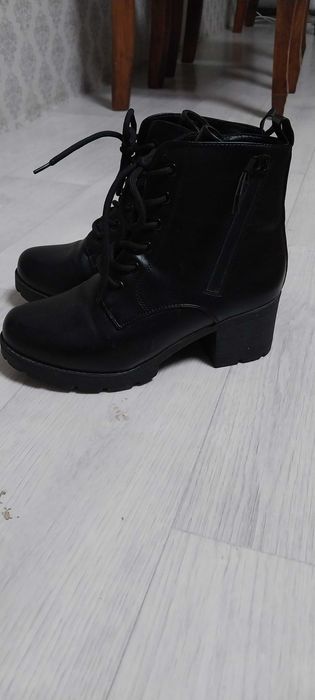 Сапоги осенние кожа