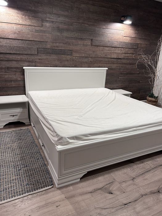 Pat dormitor + noptiere