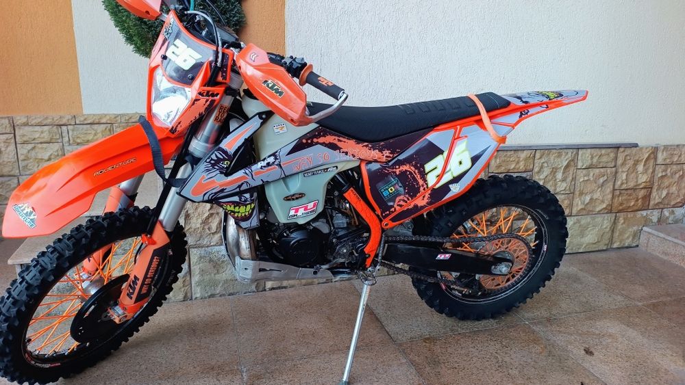 KTM 300 exc ,2017  full protecții !