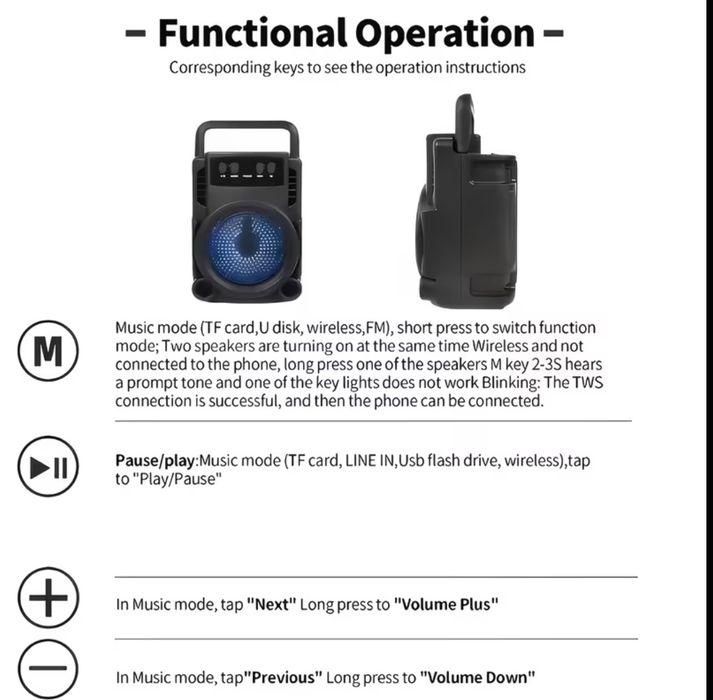 Boxă GTS-1360 prin Bluetooth