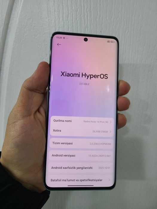 Redmi Note 14 pro plus 5g ideal 12/256