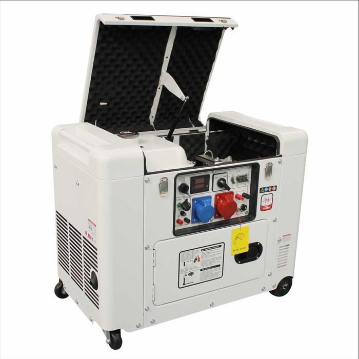 Generator insonorizat diesel SENCI SCDG-10000SE TEQ Pmax 9.4kVA 230V/400V cu ATS inclus