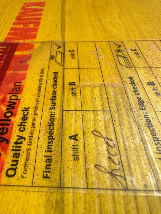 Panouri cofraje KAUFMANN K1 , placa galbena , montanti, distantier